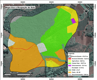 Mapa uso e ocupação do solo